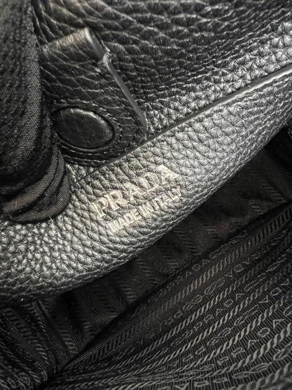 Pra*a leather mini shoulder bag