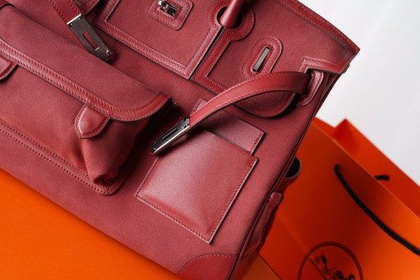 H**mes cargo birkin bag canvas and swift 35