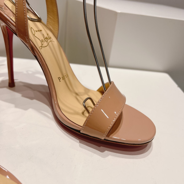 Ch**an louboutin ankle strap sandal