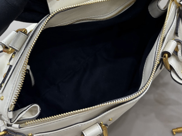 Chloe Paddington bag in grained leather - 36*18*18cm